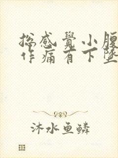 总感觉小腹隐隐作痛有下坠感