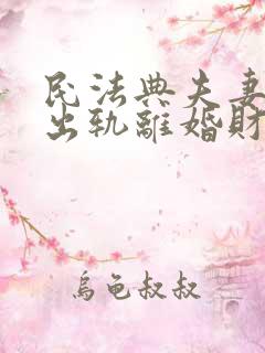 民法典夫妻一方出轨离婚财产怎么处理