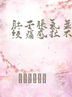 肚子胀气并伴有绞痛感拉不出大便