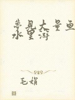 梦见大量鱼群在水里游