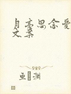 月亮思念爱人的文案