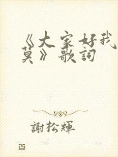 《大家好我叫小莫》歌词