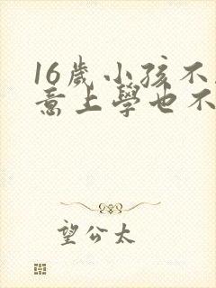 16岁小孩不愿意上学也不愿意上班怎么办