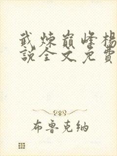 武炼巅峰杨开小说全文免费阅读免费