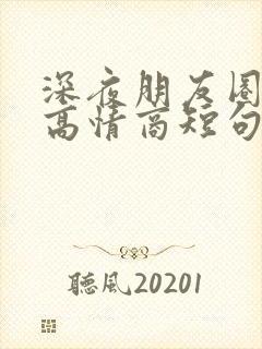 深夜朋友圈句子高情商短句