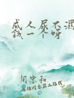 成人尿不湿多少钱一个呀