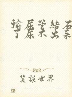 输尿管结石堵住了尿不出来怎么办