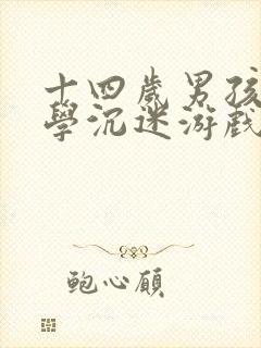 十四岁男孩不上学沉迷游戏咋办