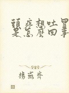 头疼想吐冒虚汗是怎么回事