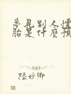 梦见别人怀双胞胎是什么预兆