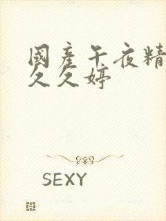 国产午夜精品久久久婷