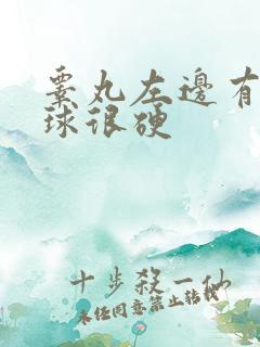 睾丸左边有个肉球很硬