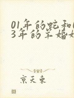 01年的蛇和03年的羊婚姻匹配吗