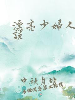 漂亮少妇人妻小说
