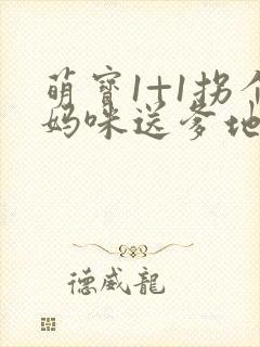 萌宝1+1拐个妈咪送爹地全文