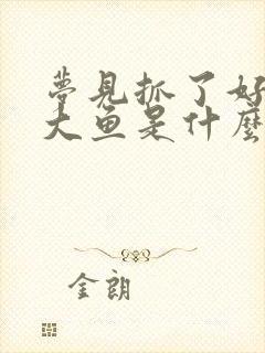 梦见抓了好几条大鱼是什么意思