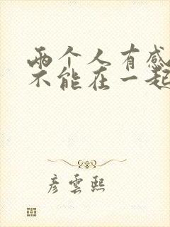 两个人有感情却不能在一起的话