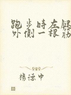 跑步时左腿膝盖外侧一根筋疼