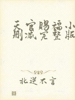 天官赐福小说未删减完整版