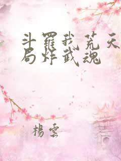 斗罗我荒天帝开局炸武魂