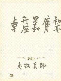 上升星座和太阳星座和月亮星座查询