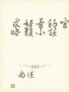 求好看的官场谋略类小说