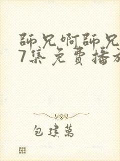 师兄啊师兄107集免费播放