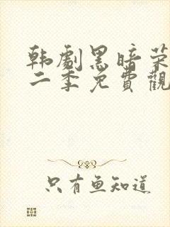 韩剧黑暗荣耀第二季免费观看中文