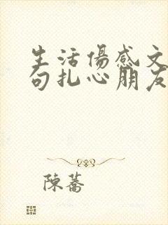 生活伤感文案短句扎心朋友圈