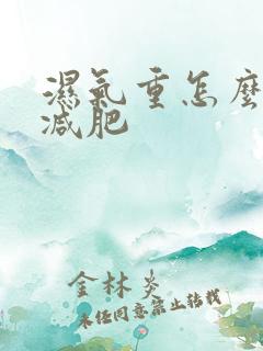 湿气重怎么快速减肥