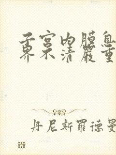 子宫内膜息肉边界不清严重吗