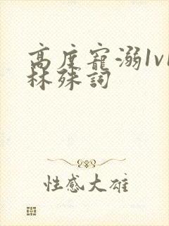 高度宠溺1v1林殊词
