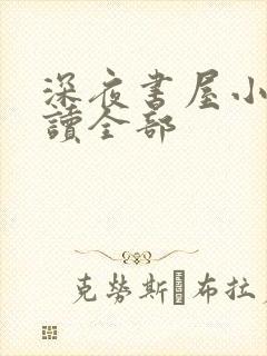 深夜书屋小说阅读全部