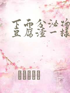 下面分泌物老是豆腐渣一样