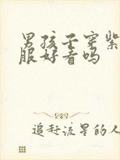 男孩子穿紫色衣服好看吗