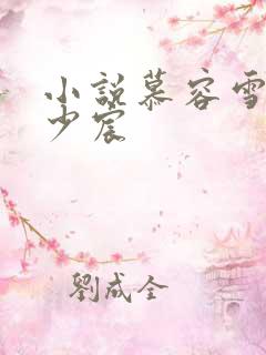 小说慕容雪欧阳少宸