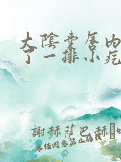 大阴囊唇内侧长了一排小疙瘩