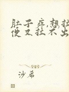 肚子疼,想拉大便又拉不出来是什么原因