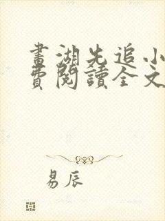 画湖先追小说免费阅读全文最新章节