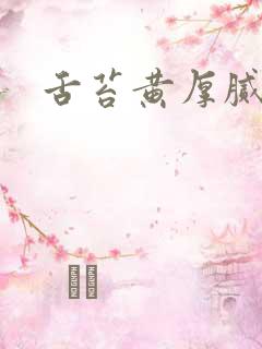 舌苔黄厚腻用药