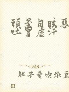 头晕目眩恶心想吐冒虚汗