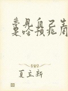 梦见自己生孩子是啥预兆周公解梦