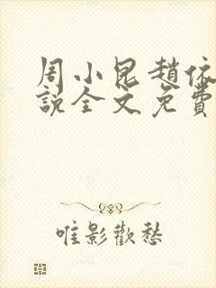 周小昆赵依然小说全文免费阅读