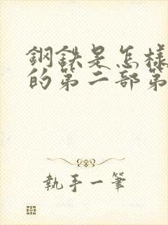 钢铁是怎样炼成的第二部第7章批注