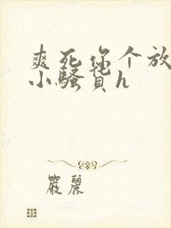 爽死你个放荡的小骚货h