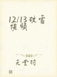 12/13破处视频