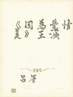 《因为爱情有多美》主演