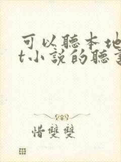 可以听本地txt小说的听书软件