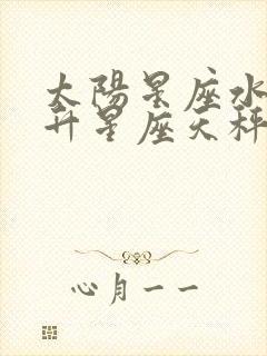 太阳星座水瓶上升星座天秤月亮星座双子