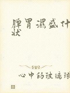 脾胃湿盛什么症状